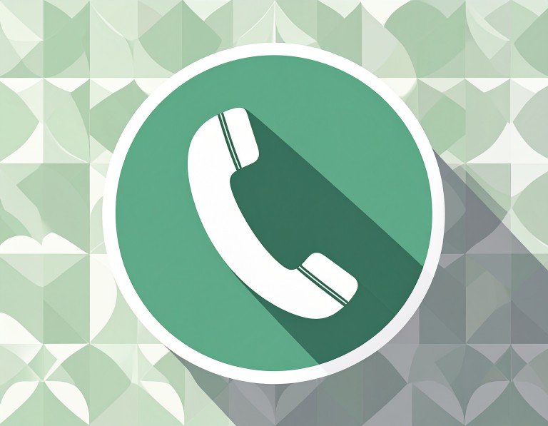 Firefly_Das Symbol vom Programm Whatsapp vor einem Hintergrund 63566